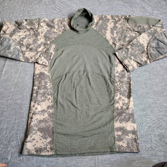 US Army Combat Shirt Fire Resistant Digital Camo Team Soldier Military Small - Picture 10 of 10